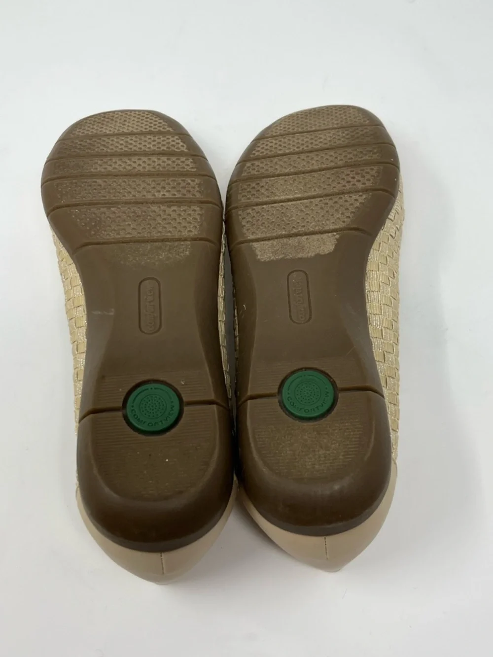 Comfortview Bethany Woven Flats Size 10 Slip On Comfort Shoes Loafer Boho Casual